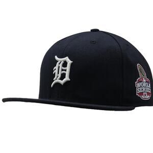 Detroit Tigers 2012 MLB World Series Bound Patch 59FIFTY Fitted BLUE 7 5/8